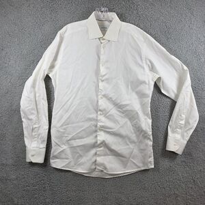 Eton Men's Dress Shirt Long Sleeve White Size 41/16 slim fit